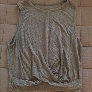 Alo Cover tank in heathered grey